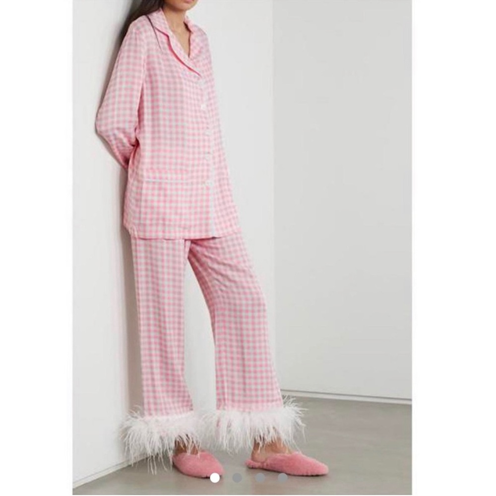 Discontinued Pink Gingham Pajama set